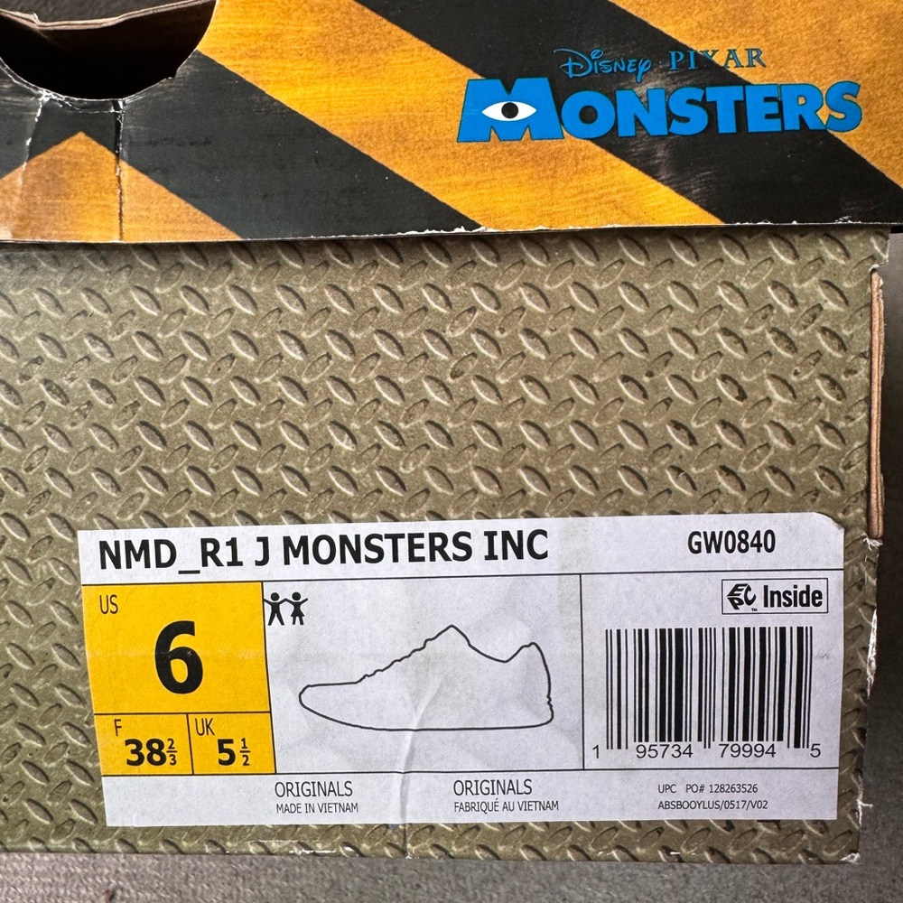 adidas Monster inc Pastel Floral Sneakers in Lavender, Pink, Yellow - Picture 7 of 7